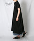 NSL26007 60s CAMBRIC PLAIN BANDED COLLAR FRENCH/SL DRESS