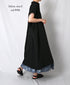 NSL26007 60s CAMBRIC PLAIN BANDED COLLAR FRENCH/SL DRESS