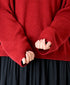 NNSL26514 7GG PLAIN STITCH NYLON/COTTON/WOOL CREW-NECK PULLOVER