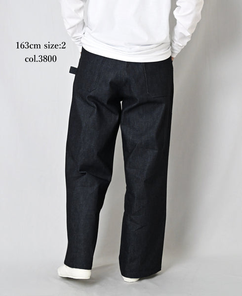 GNAM2651 13oz NATURAL SLUB DENIM PAINTER PANTS
