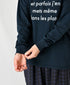 NFA2351P48 "CUISINE" COTTON JERSEY CREW NECK OVERSIZE L/SL T-SHIRT WITH CUFF