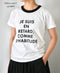 NFA2601P47 "RETARD" 4.4oz COTTON JERSEY CREW NECK S/SL RINGER T-SHIRT