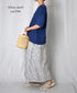 NAM1631LP LINEN PLAIN OVERDYE BOAT NECK S/SL SHIRT