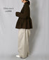 INMDS26701 TWILL COTTON KHADI PLAIN FRILL CACHE COEUR
