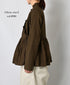 INMDS26701 TWILL COTTON KHADI PLAIN FRILL CACHE COEUR