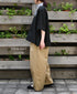 GNMDS2502CLW COTTON/LINEN DYED WEATHER 2TUCK WIDE EASY PANTS