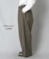 GNMDS2502WS WOOL SERGE 2TUCK WIDE EASY PANTS