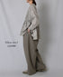 GNMDS2502WS WOOL SERGE 2TUCK WIDE EASY PANTS