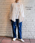 INMDS26701 TWILL COTTON KHADI PLAIN FRILL CACHE COEUR