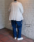 GNMDS2101NSD 11.5oz NATURAL SLUB DENIM ONE WASH EASY TAPERED PANTS