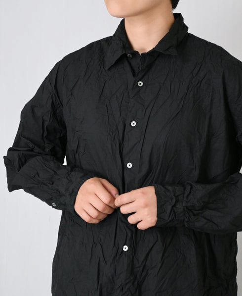 NVL2683W 60s ORGANIC POPLIN WRINKLE REGULAR COLLAR L/SL SHIRTS