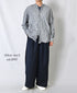 GNMDS2502WS WOOL SERGE 2TUCK WIDE EASY PANTS