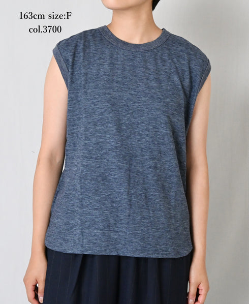 GNSL24042 SLUB VINTAGE CREW-NECK FRENCH/SL SHIRT