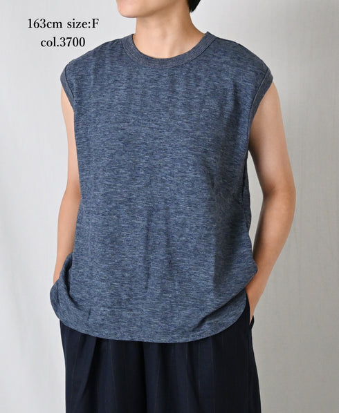 GNSL24042 SLUB VINTAGE CREW-NECK FRENCH/SL SHIRT