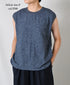 GNSL24042 SLUB VINTAGE CREW-NECK FRENCH/SL SHIRT