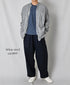 GNMDS2501WS WOOL SERGE 2TUCK TAPERED EASY PANTS