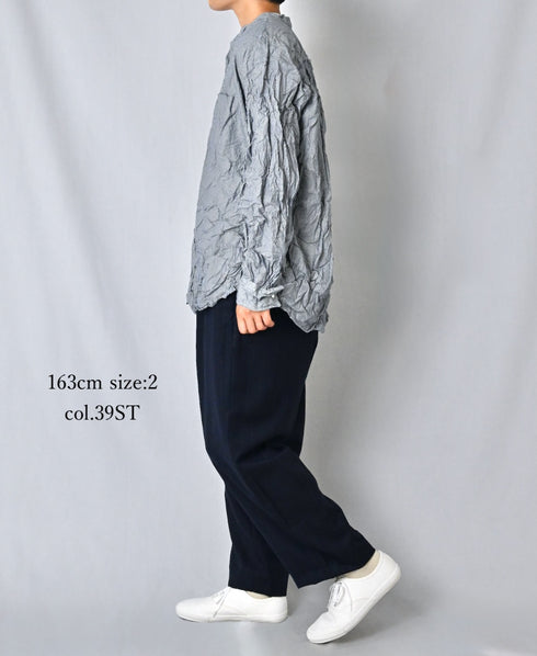 GNMDS2501WS WOOL SERGE 2TUCK TAPERED EASY PANTS
