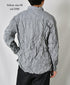 NVL2683SCW POPLIN STRIPE & CHECK WRINKLE REGULAR COLLAR L/SL SHIRTS