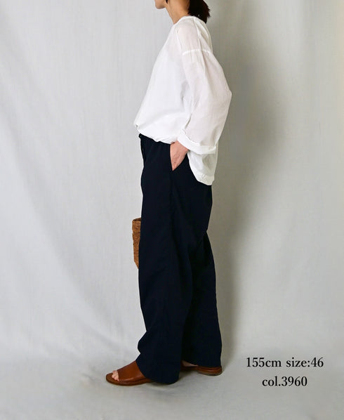 INHT2204CP 60s COTTON POPLIN OVERDYE EASY PANTS