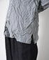 NVL2683SCW POPLIN STRIPE & CHECK WRINKLE REGULAR COLLAR L/SL SHIRTS