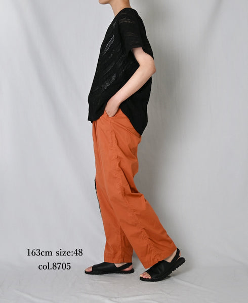 INHT2204CP 60s COTTON POPLIN OVERDYE EASY PANTS
