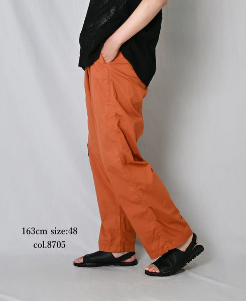INHT2204CP 60s COTTON POPLIN OVERDYE EASY PANTS