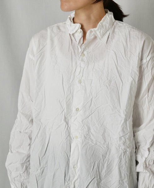 NVL2683W 60s ORGANIC POPLIN WRINKLE REGULAR COLLAR L/SL SHIRTS
