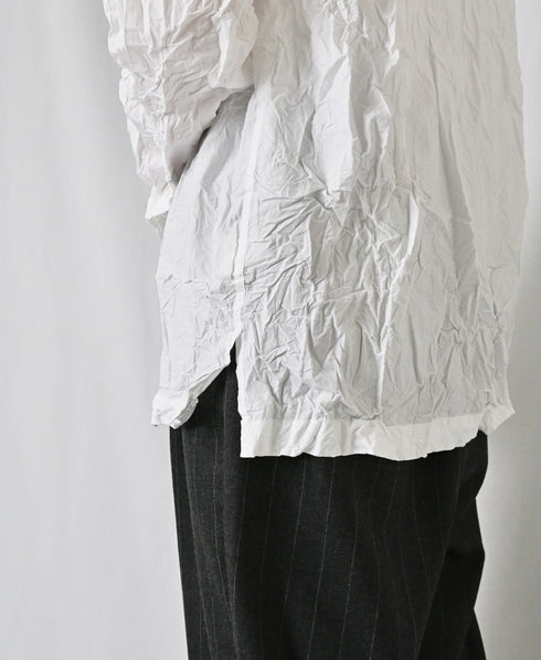 NVL2683W 60s ORGANIC POPLIN WRINKLE REGULAR COLLAR L/SL SHIRTS