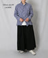 NVL2683SCW POPLIN STRIPE & CHECK WRINKLE REGULAR COLLAR L/SL SHIRTS