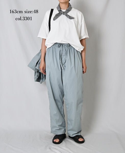 INHT2204CP 60s COTTON POPLIN OVERDYE EASY PANTS