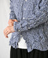 NVL2683SCW POPLIN STRIPE & CHECK WRINKLE REGULAR COLLAR L/SL SHIRTS