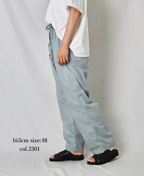 INHT2204CP 60s COTTON POPLIN OVERDYE EASY PANTS