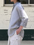 INAM2502G3D 30s GAUZE OVERDYE UTILITY REGULAR COLLAR SHIRT