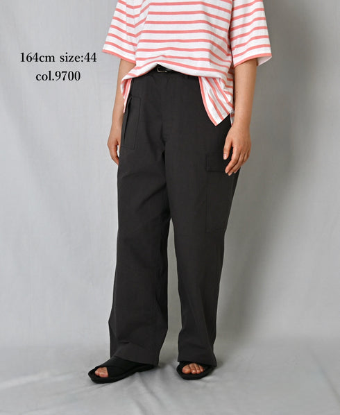 GNHT2601CLP COTTON/LINEN PLAIN WORK PANTS