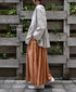 INMDS26121 POWER LOOM COTTON VOILE ARABESQUE HAND SCREEN PRINT RAJASTHAN TUCK GATHERED 3/4SL PULLOVER