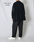 NMDS26512D 80s ORGANIC VOILE STRIPE (OVERDYE) MINI PINTUCK BANDED SHIRT