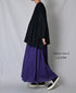 NMDS26245 80s ORGANIC COTTON VOILE MINI PINTUCK FLARED SKIRT