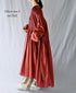 NMDS26602D ORGANIC MICRO CHK&VOILE PLAIN PATCHWORK OVERDYE PINTUCK PULLOVER DRESS