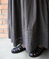 NSL26093 80s COTTON VOILE LACE GATHERED SKIRT