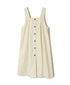 GNAM2353 BACK SATIN 2WAY APRON DRESS