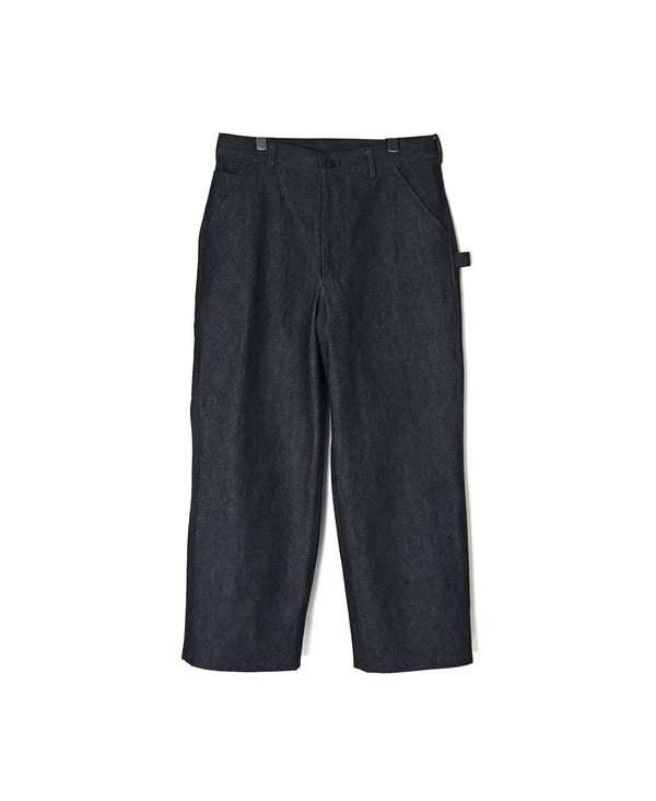 GNAM2651 13oz NATURAL SLUB DENIM PAINTER PANTS