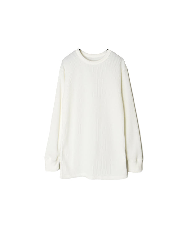 GNHT2671 COTTON WAFFLE CREW NECK L/SL T-SHIRTS