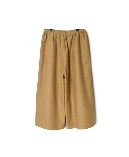 GNMDS2062CS COTTON SUEDE EASY WIDE PANTS