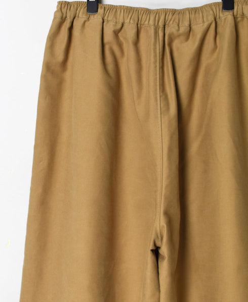 GNMDS2062CS COTTON SUEDE EASY WIDE PANTS
