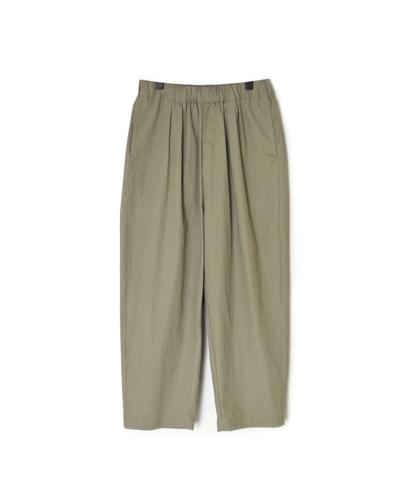 GNMDS2501CLW COTTON/LINEN DYED WEATHER 2TUCK TAPERED EASY PANTS