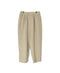 GNMDS2501FL 40s FRENCH LINEN DYED CANVAS 2TUCK TAPERED EASY PANTS
