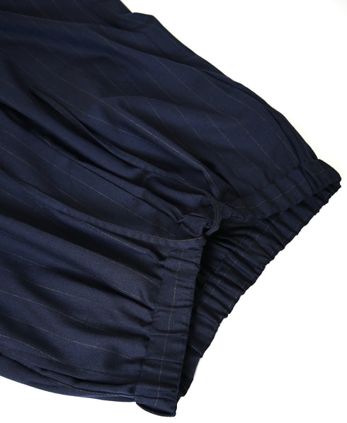 GNMDS2502WS WOOL SERGE 2TUCK WIDE EASY PANTS
