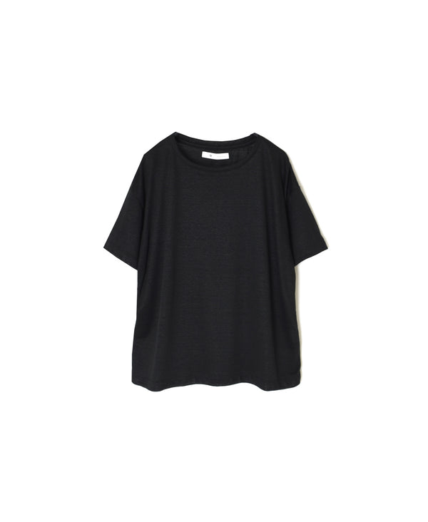 GNMDS26021 LINEN SINGLE JERSEY BOAT NECK T-SHIRTS