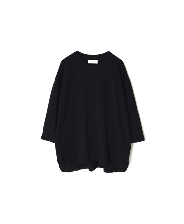 GNSL25041 SLUB VINTAGE CREW-NECK 3/4SL LONG SHIRT