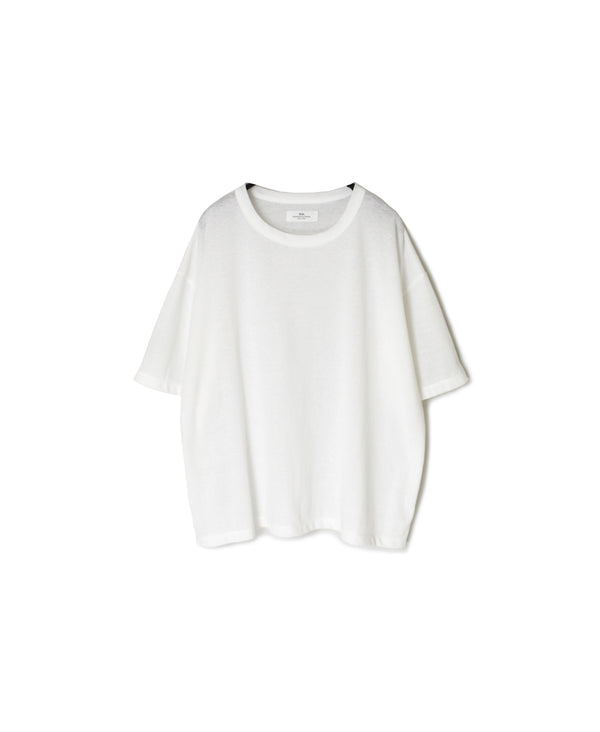 GNSL25052 GEORGETTE JERSEY CREW-NECK T-SHIRT